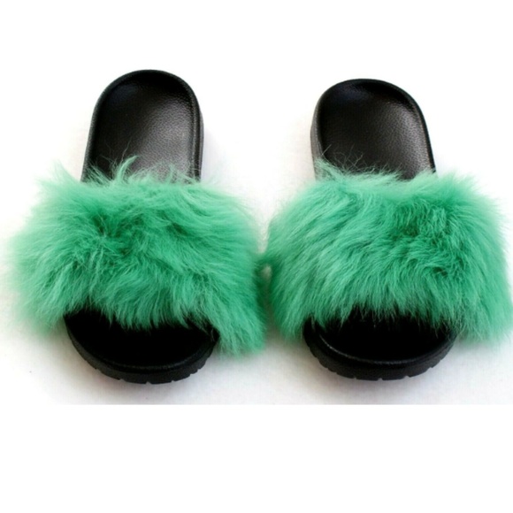NWT UGG Royale Slides - Emerald Green - Picture 1 of 4